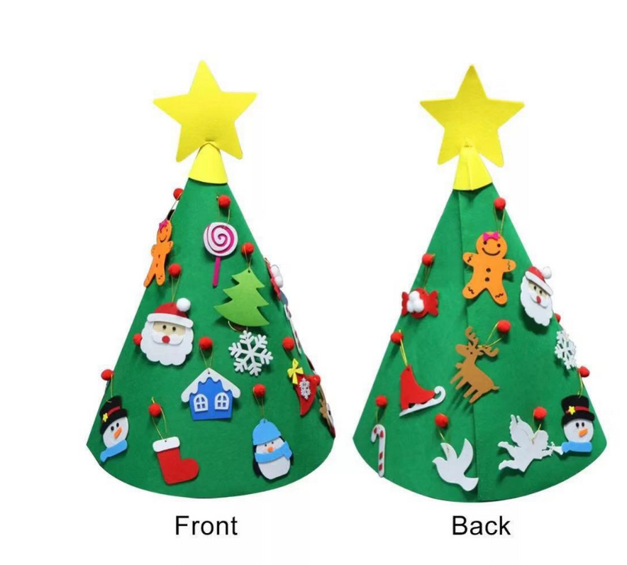 Dezsed Christmas Decorations Clearance Mesh DIY Christmas Tree Decoration  Puzzle Toy Gift Cute Luminous Christmas Material Bag